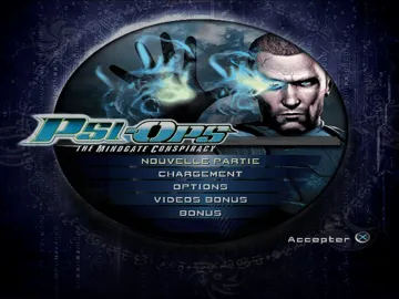 Psi-Ops - The Mindgate Conspiracy screen shot title